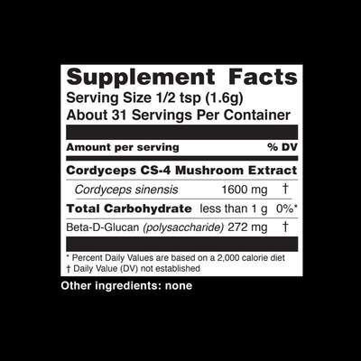 Teelixir Organic Cordyceps Mushroom - functional nutrition3