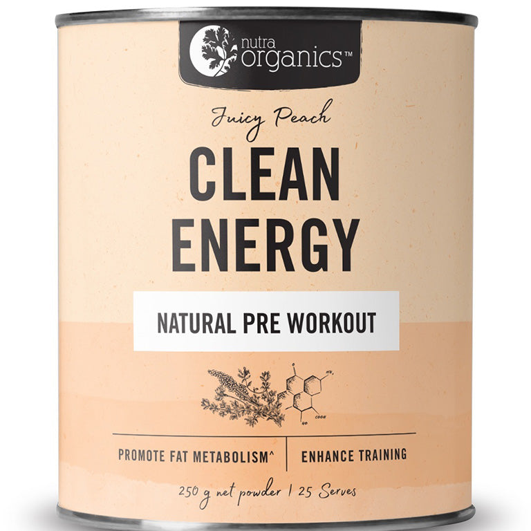 Clean Energy Pre Workout - Juicy Peach Powder