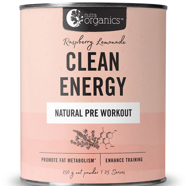 Clean Energy Pre Workout -  Raspberry Lemonade Powder