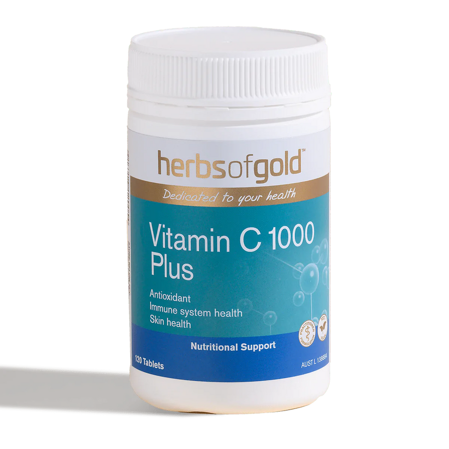 Herbs of Gold - Vitamin C 1000 Plus Zinc & Bioflavonoids 120 tabs