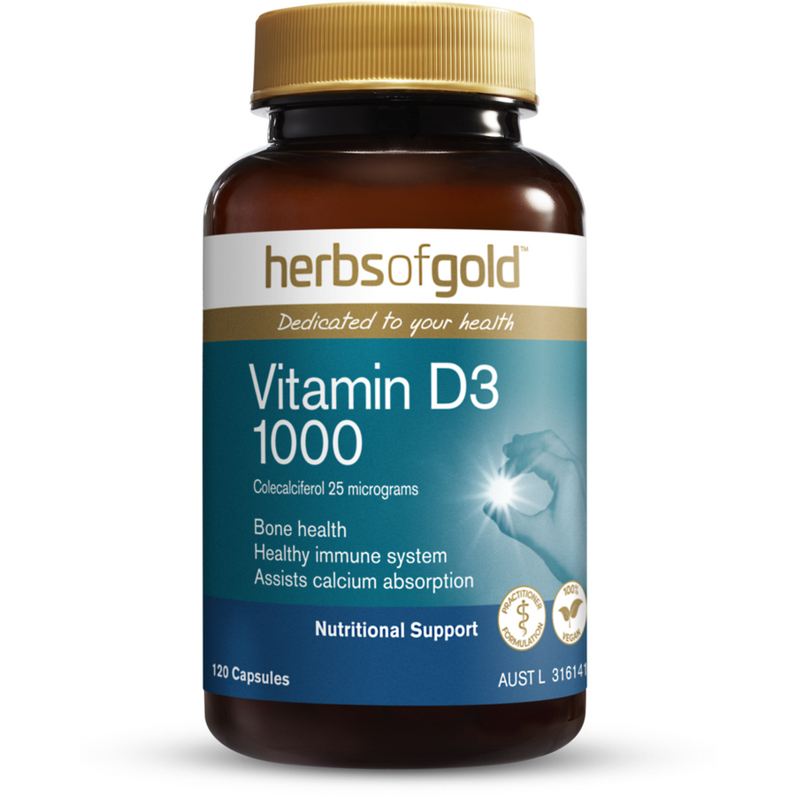 Herbs of Gold - Vitamin D3 1000