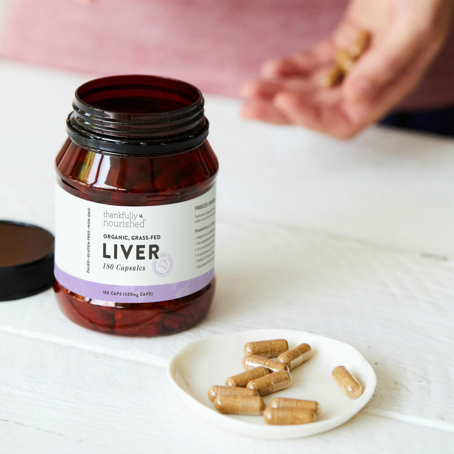 Nutrient dense liver capsules from Health Bar